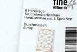 Handräder für bodenbedienbare Handbremse groß