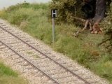 Haltetafel, große schwarze Tafel (Ne 5) DRG DR