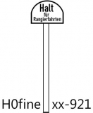 Halt für Rangierfahrten (Ra 10) Fertigmodell